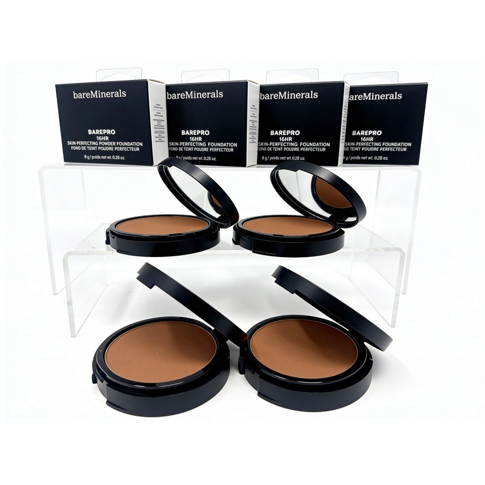 4X bareMinerals BarePro 16hr‎ Matte Powder Foundation Deep 55 Cool